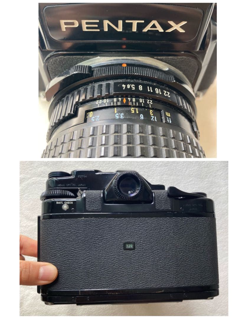 ペンタックス　67 カメラ　45mmレンズ　75mmレンズ　ストロボ　セット