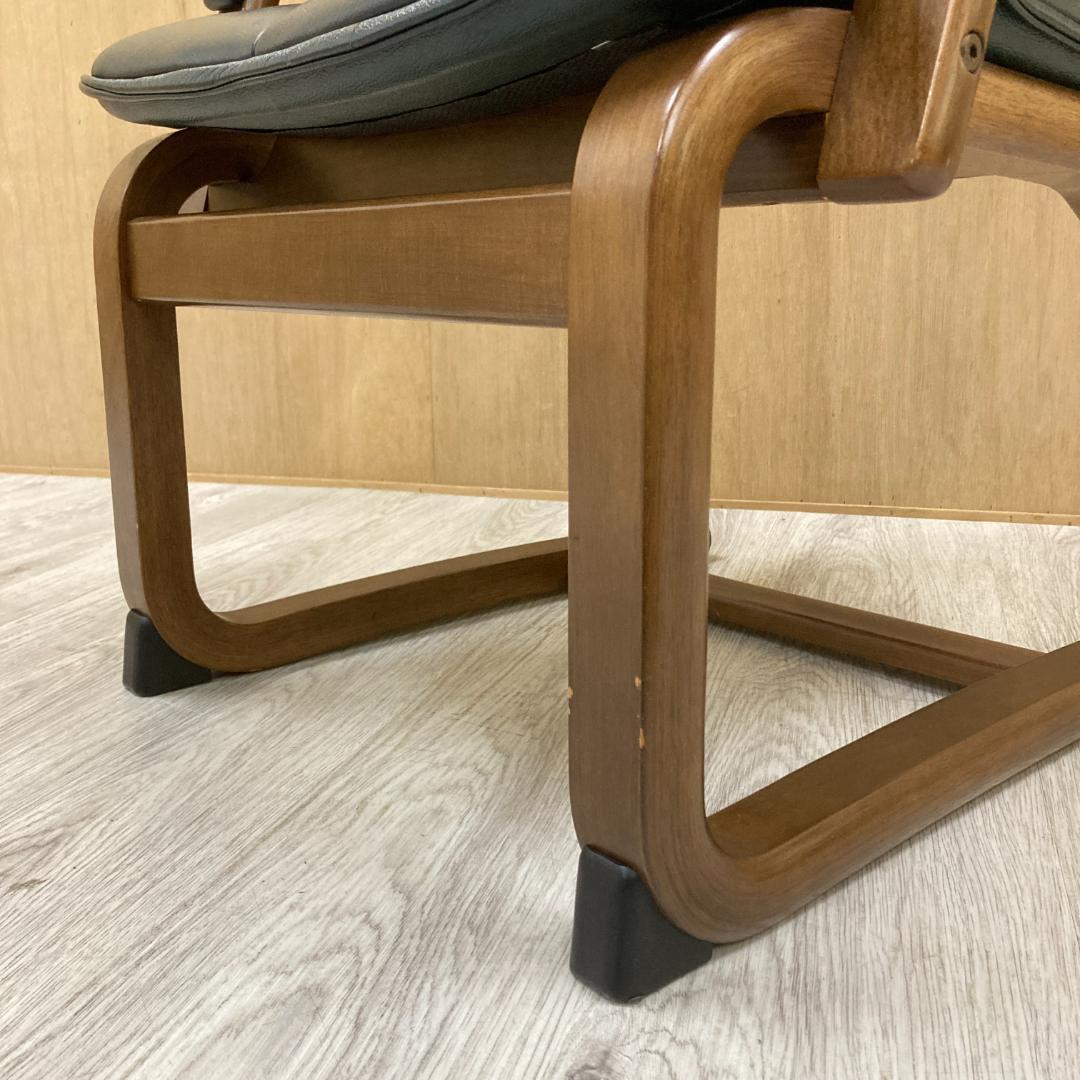 冨士ファニチア　アームチェア　一人掛けソファ　本革　B