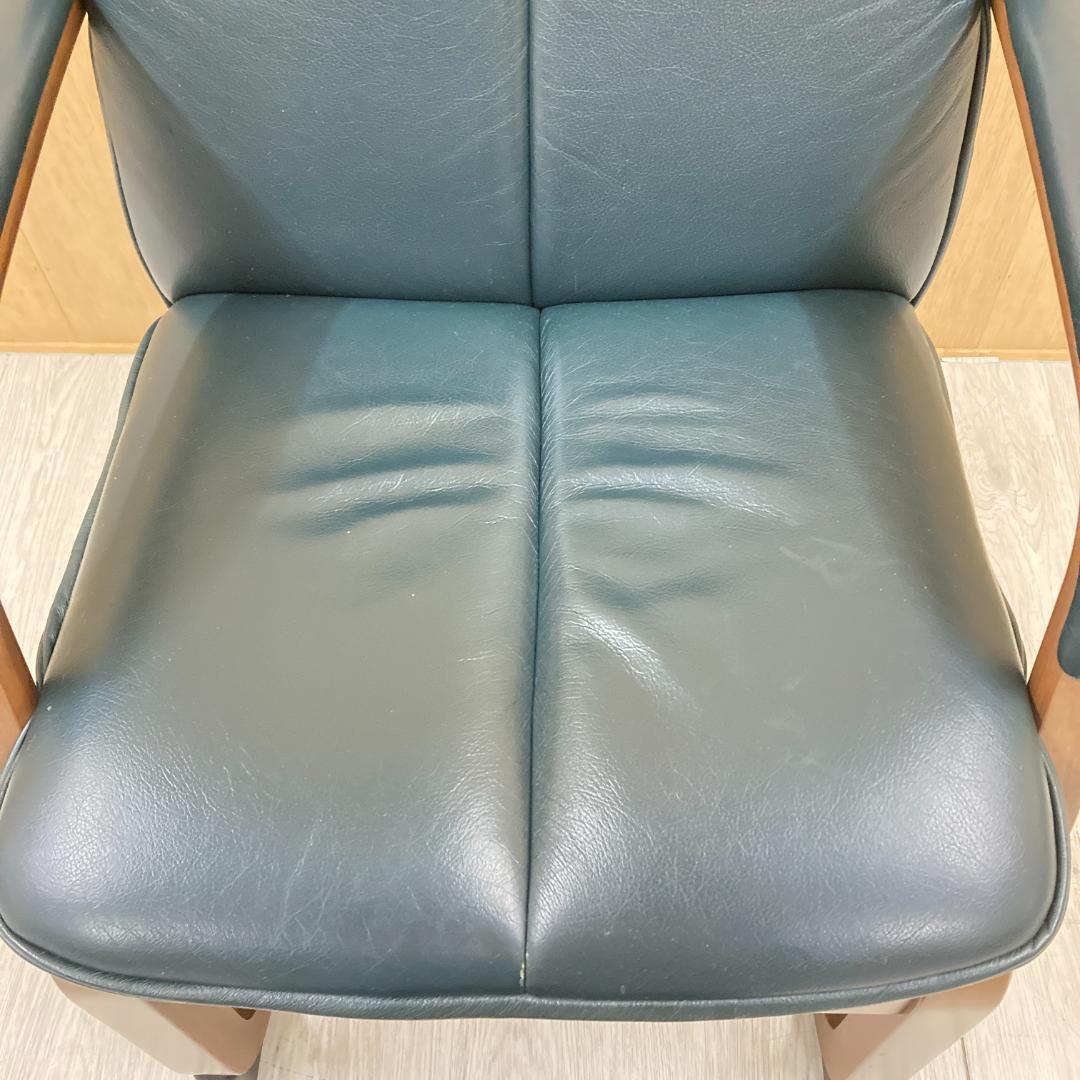 冨士ファニチア　アームチェア　一人掛けソファ　本革　B