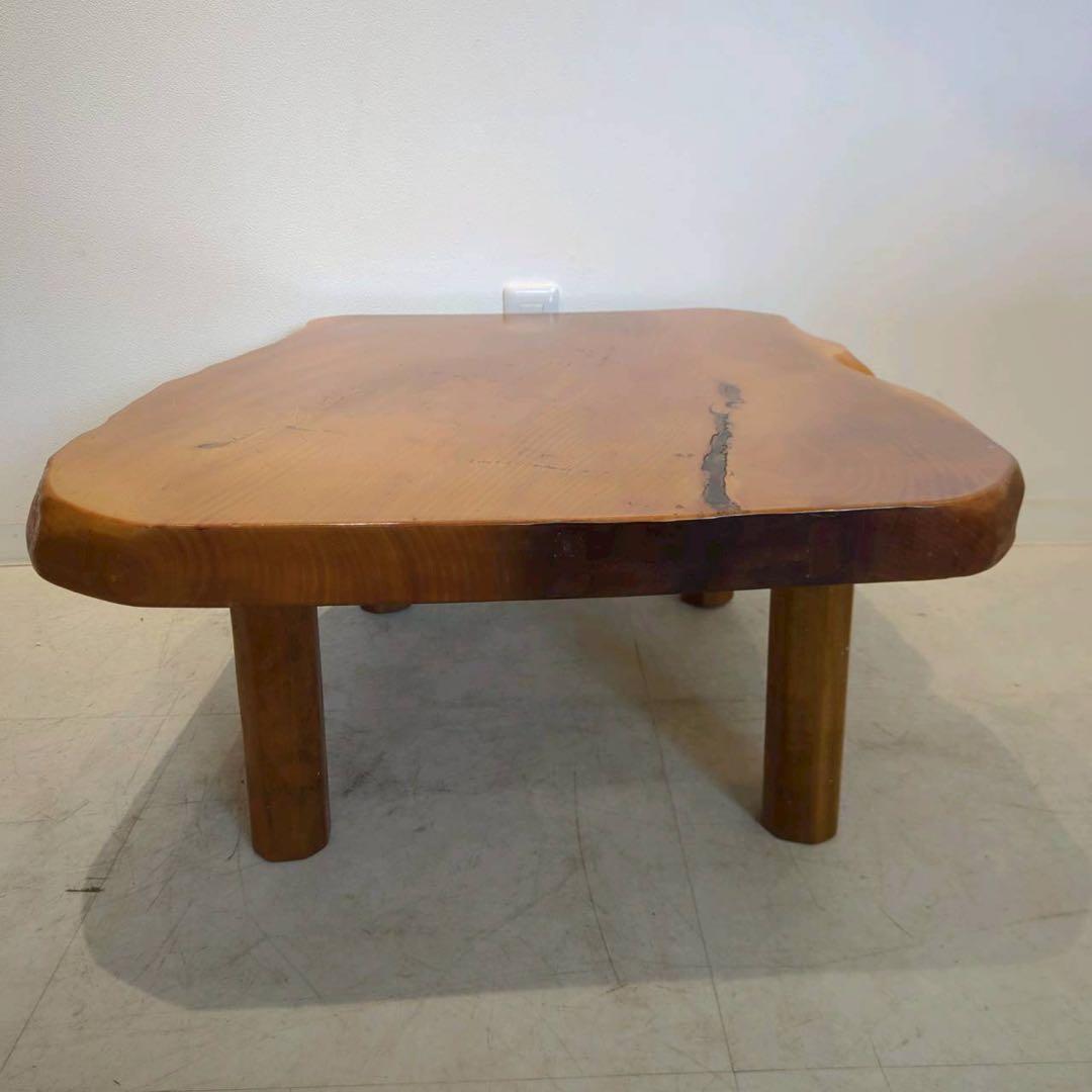 座卓　ローテーブル　一枚板　レトロ　木製