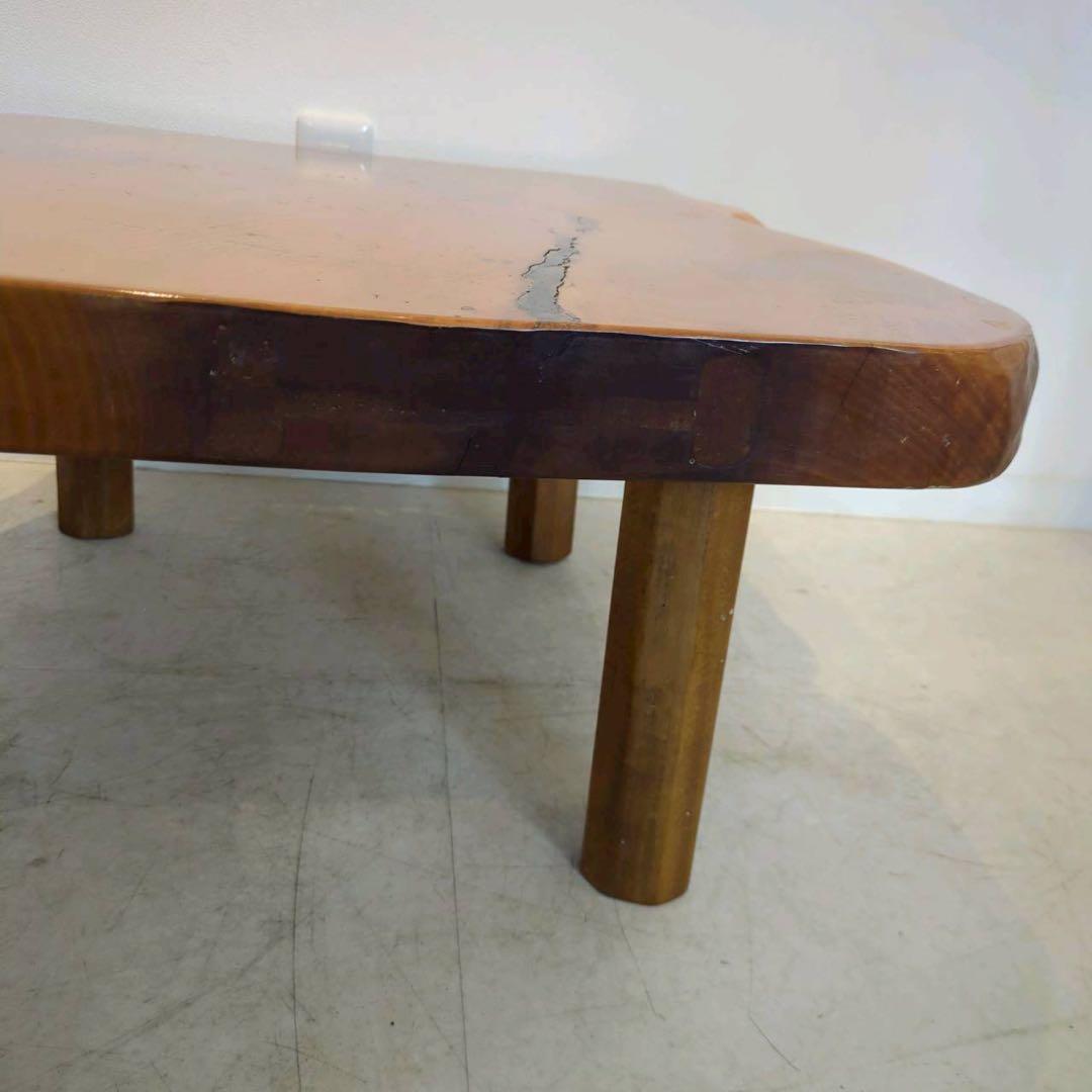 座卓　ローテーブル　一枚板　レトロ　木製