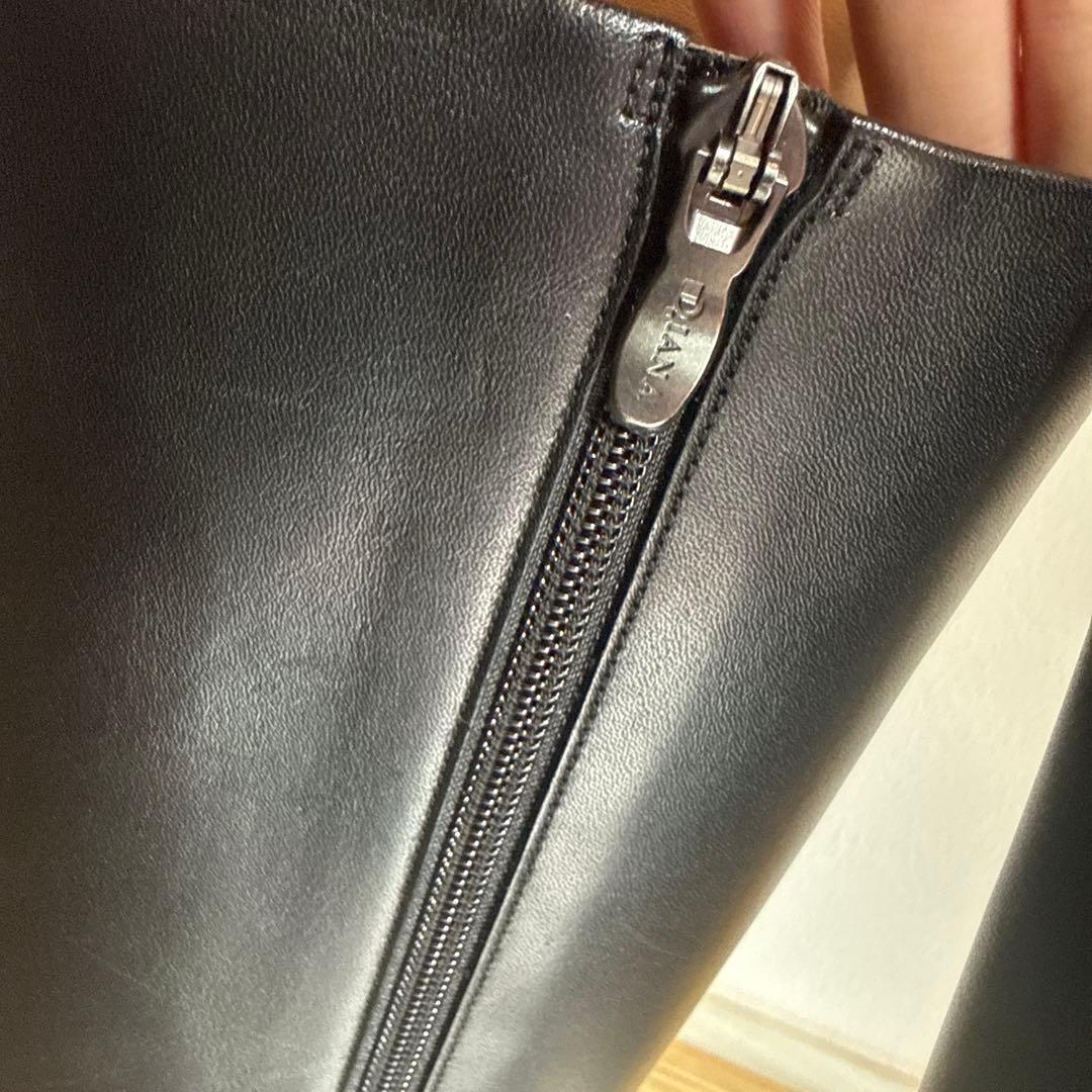 【SALE】DIANA ブラックレザー ロングブーツ