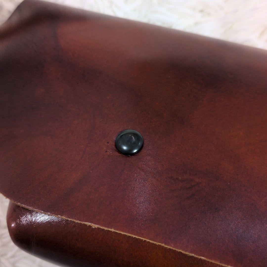 極美品　uni&co ユニアンドコー メッセンジャーバッグ　キャメル　XS