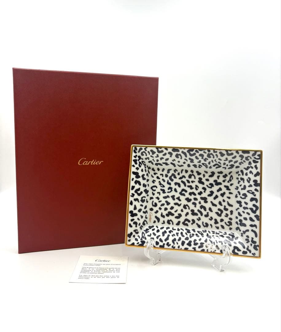 未使用保管品　【非売品】カルティエ　トリンケットトレー　小物入れ プレート箱付き
