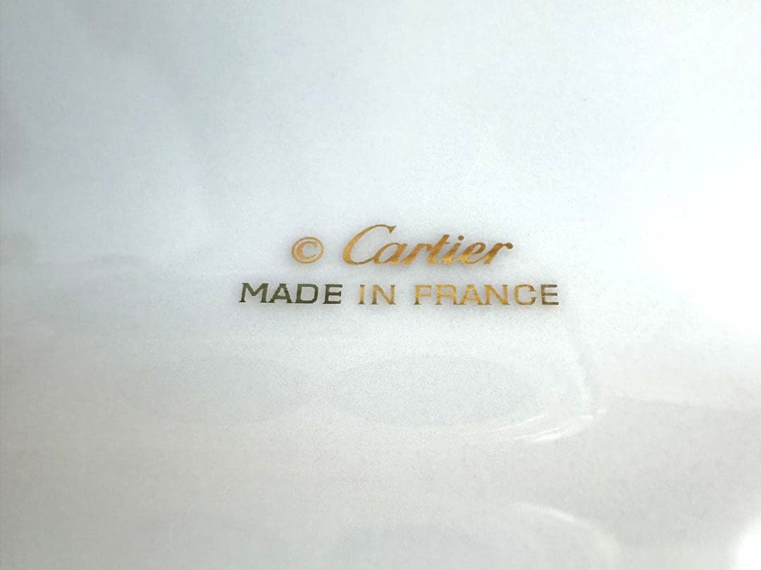 未使用保管品　【非売品】カルティエ　トリンケットトレー　小物入れ プレート箱付き