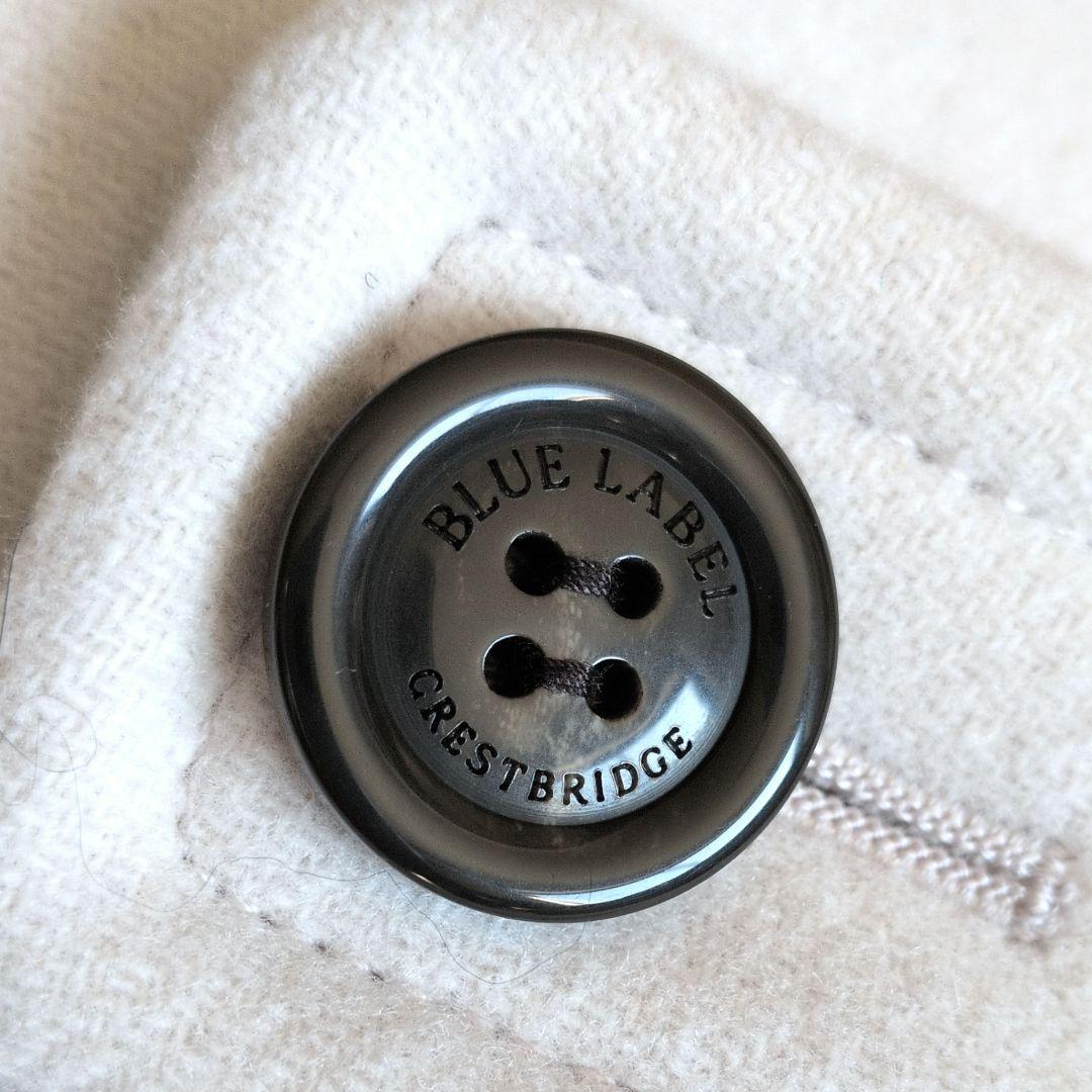 【美品】ブルーレーベルクレストブリッジ　ダッフルコート ホワイト　36