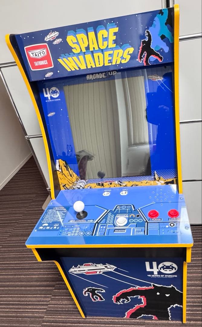 希少品ARCADE1UP スペースインベーダー 40周年記念モデルTAITO