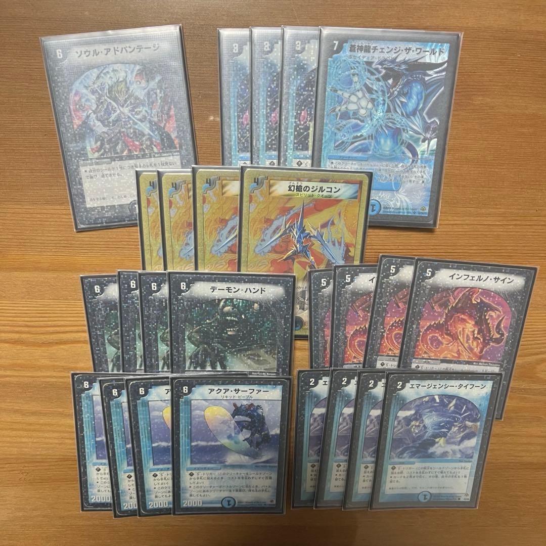 デュエルマスターズ　青黒ロマノフデッキ