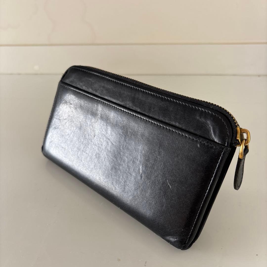 BOTTEGA VENETA ボッテガべネタ　ジッピー長財布　ブラック