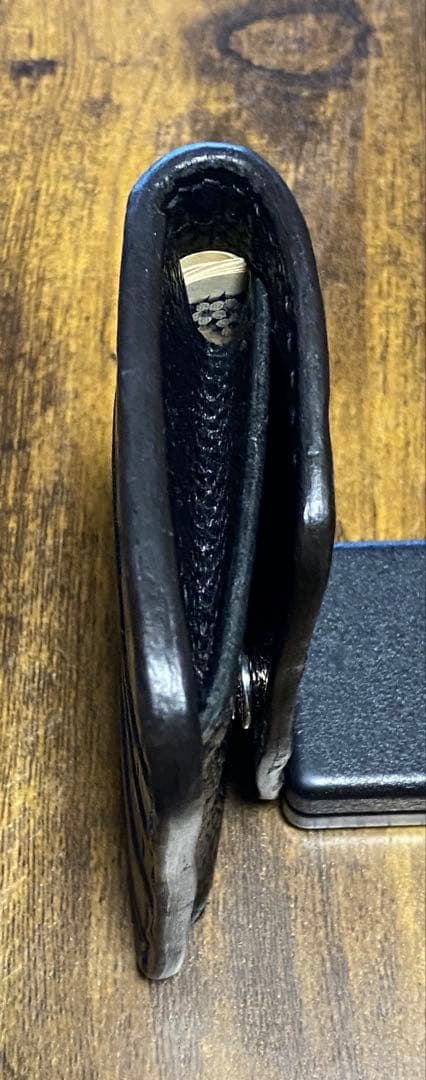 超美品　クロコダイル（テール） ケース　ネイビー