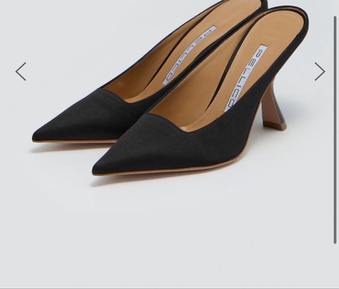 さ*ら様 PELLICO 3264 SPINA ブラックハイヒール