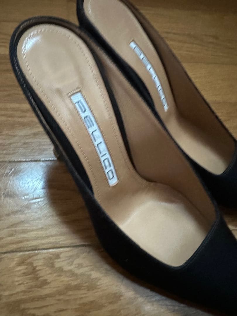 さ*ら様 PELLICO 3264 SPINA ブラックハイヒール