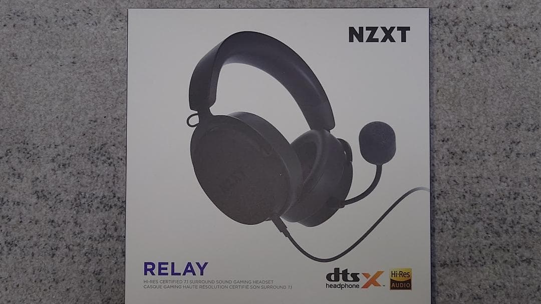 ☆新品☆NZXT Relay Headset ヘッドセットAP-WCB40-B2