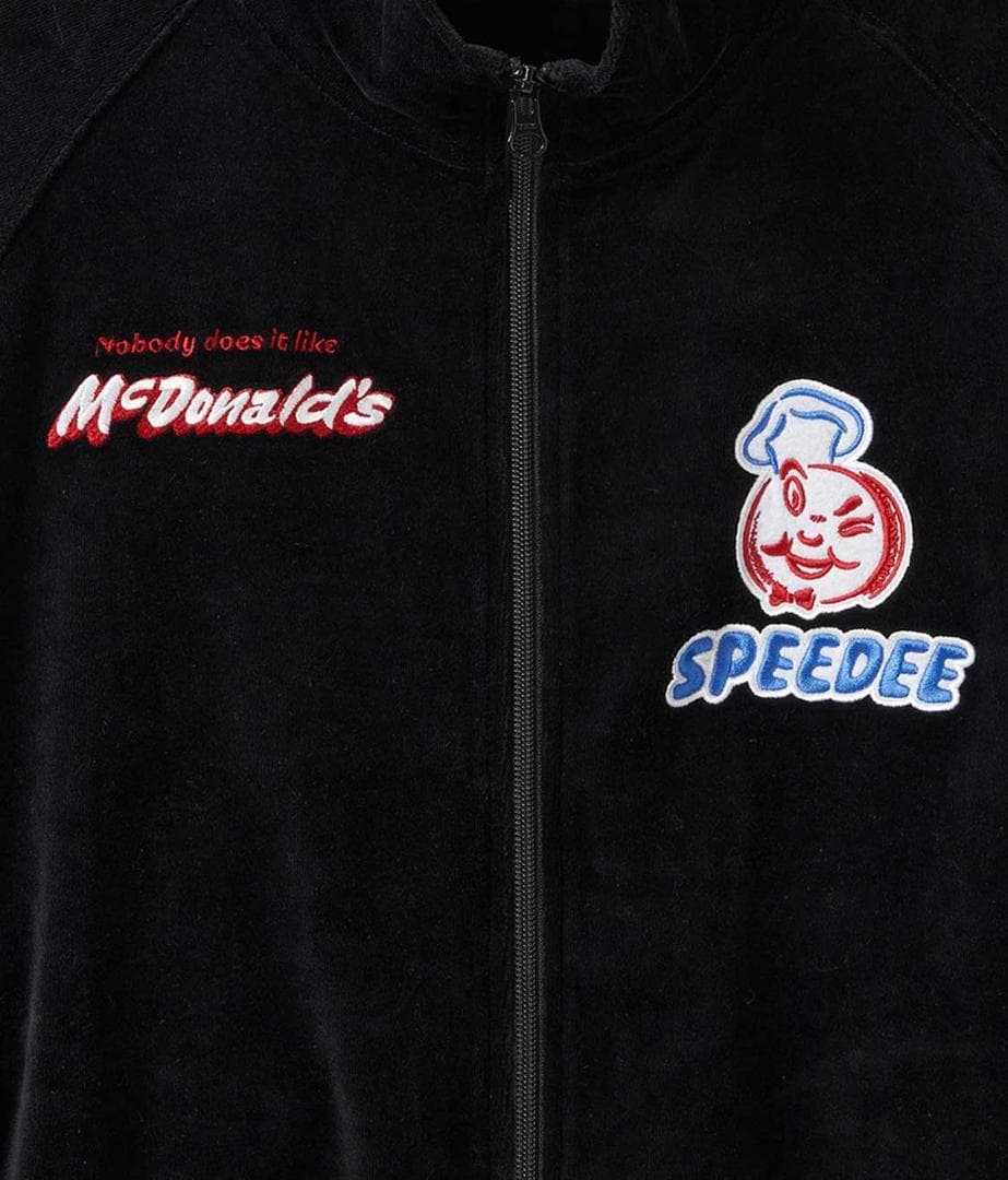 XL　グラニフ　　ベロア　トラックジャケット 　マクドナルド　マック　ブルゾン