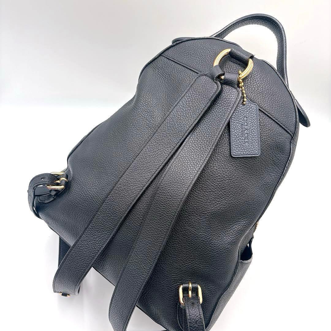 超レアモデル✨コーチ レザー リュック バックパック ターンロック ペブルレザー