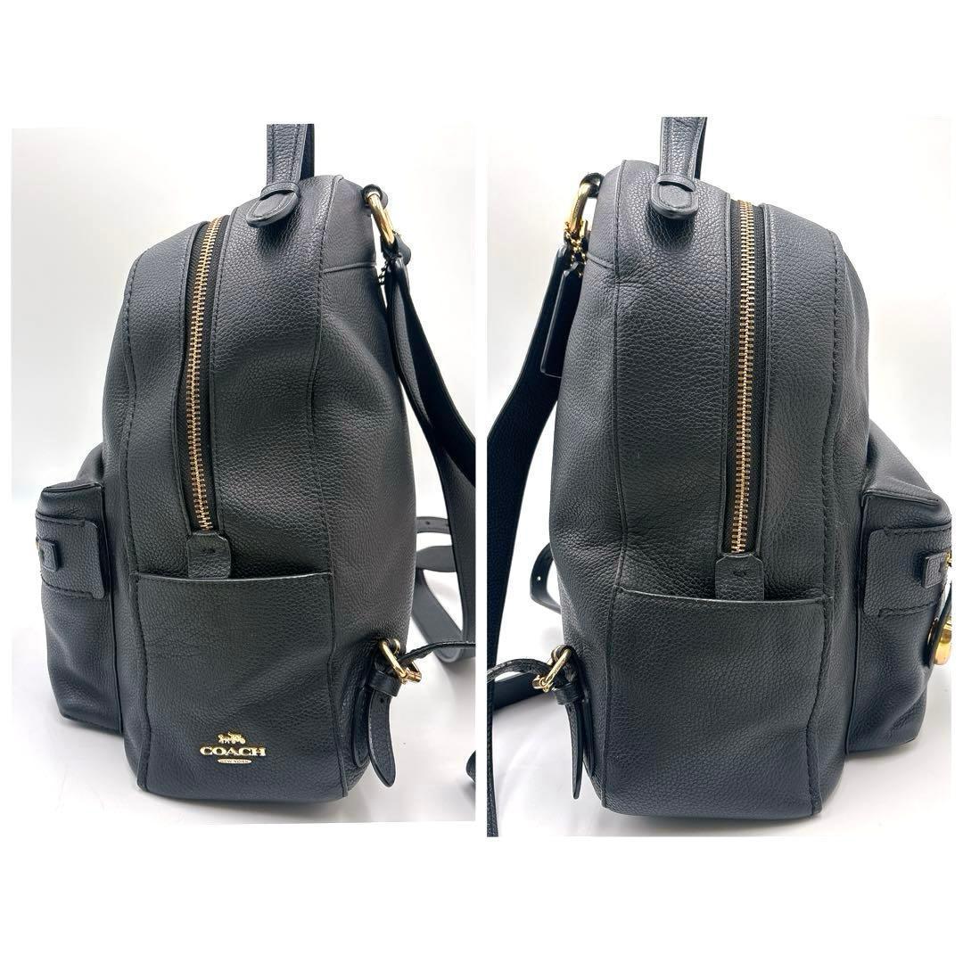 超レアモデル✨コーチ レザー リュック バックパック ターンロック ペブルレザー