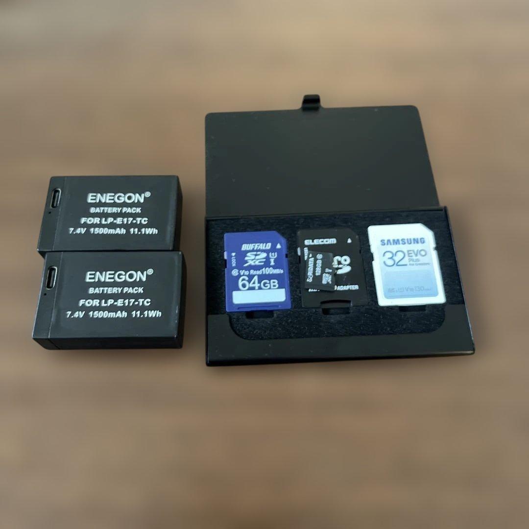 Canon EOS 9000D 一眼レフカメラ レンズ2本セット箱付き