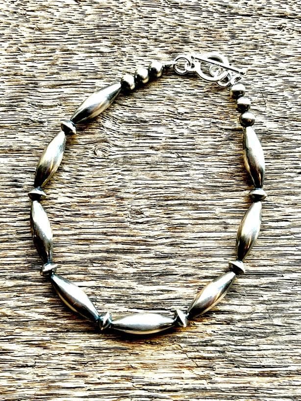 ナバホパール シルバー925 ブレスレット　Navajo Pearls 　no1