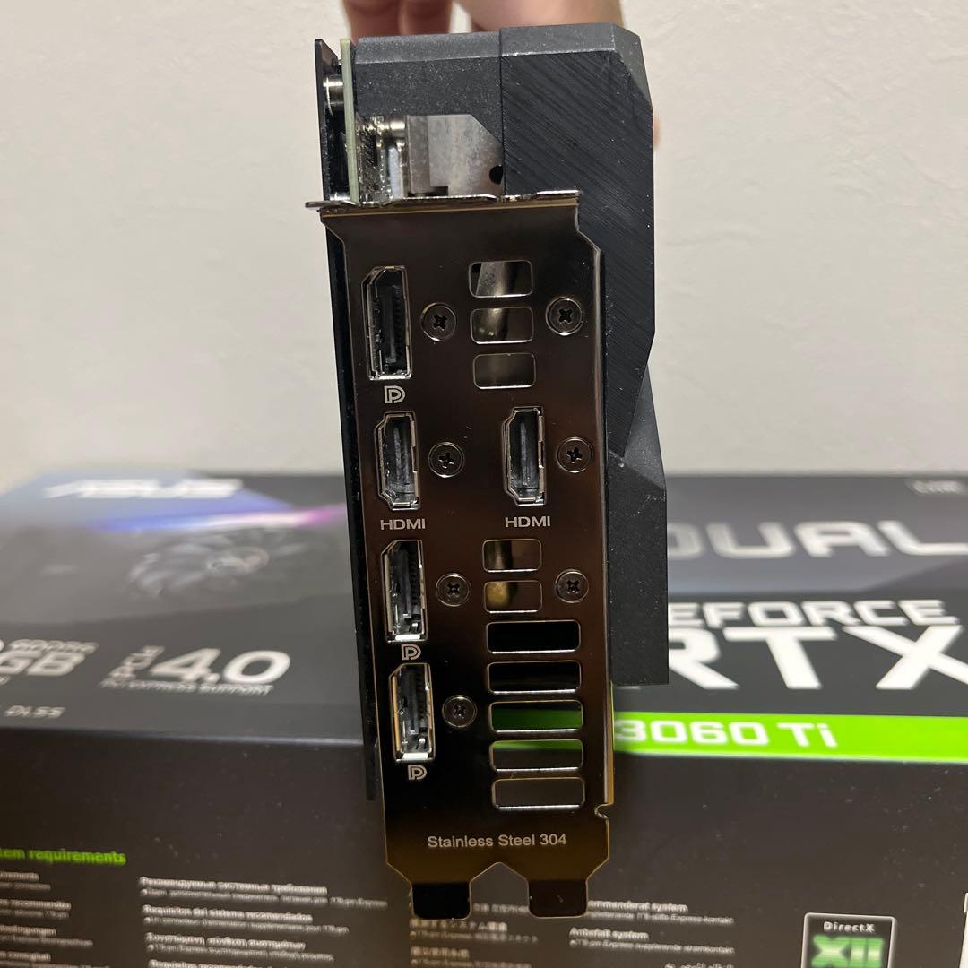ASUS GeForce RTX 3060 Ti Dual 箱無し