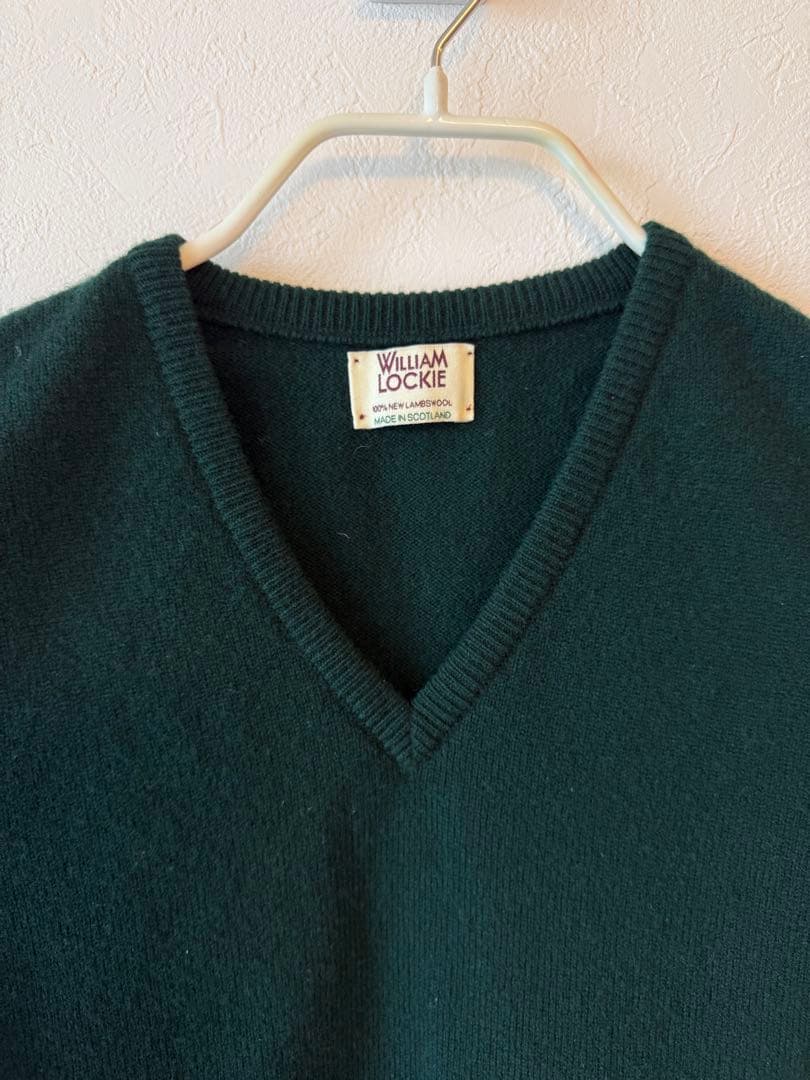ウィリアムロッキー　William Lockie Vネック ニットベス 40