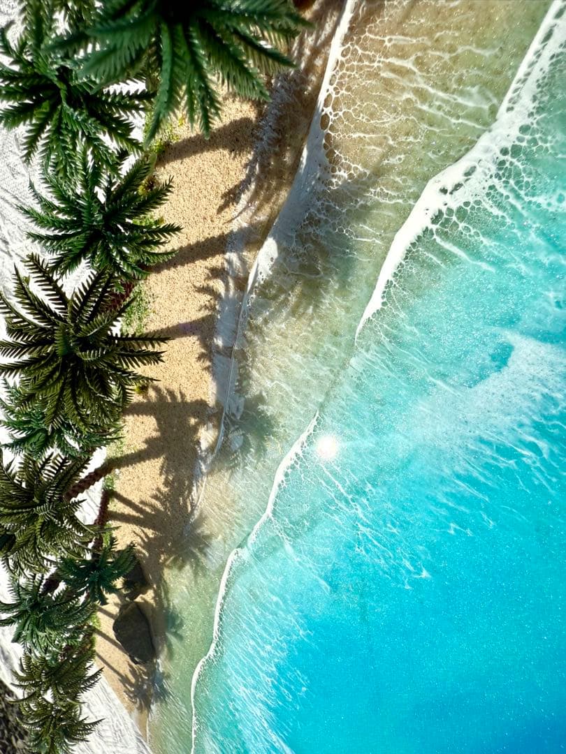 南国の癒し　レジンアート