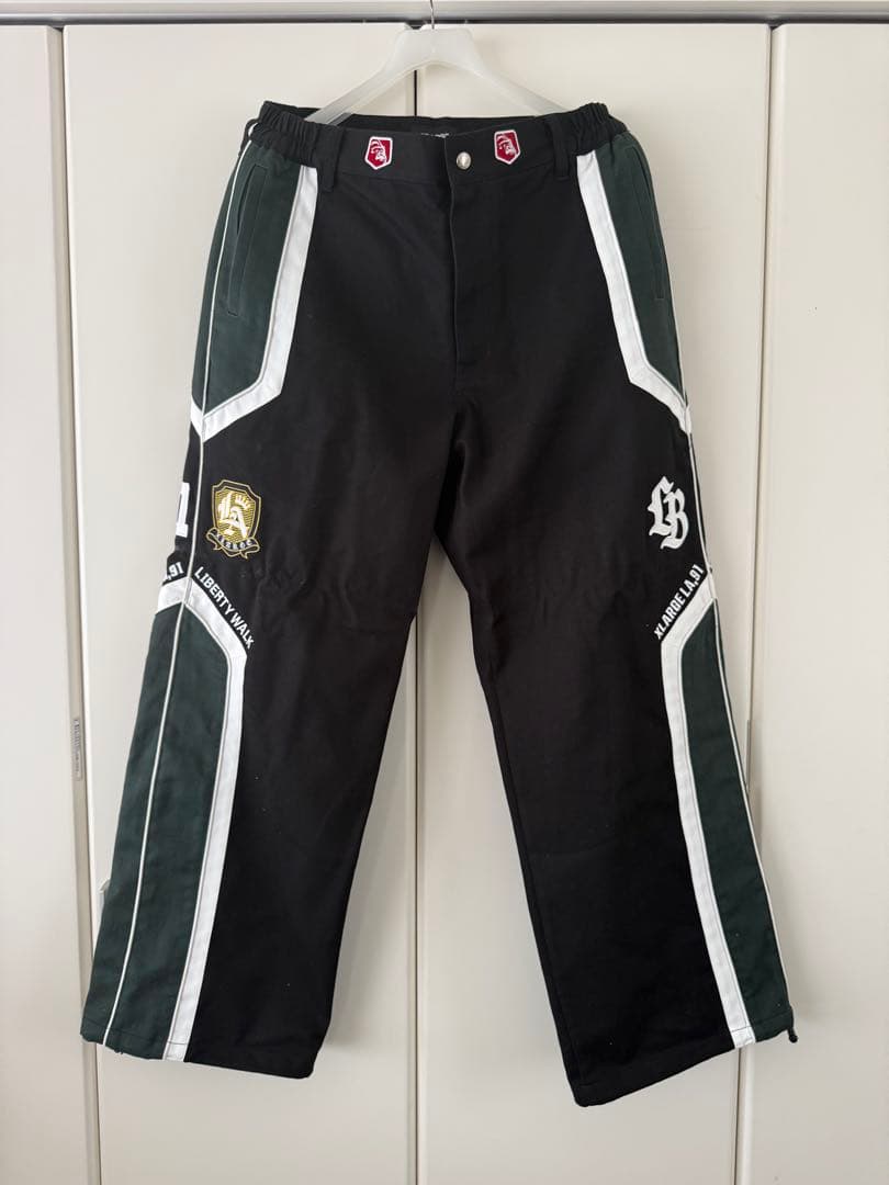 LIBERTY WALK-XLARGE レーシングジャケット ブラック/グリーン