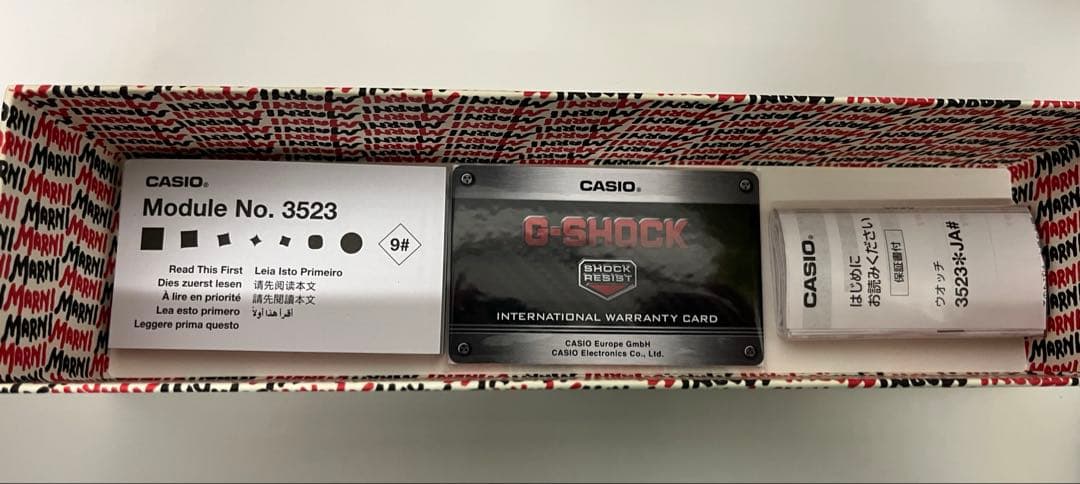 マルニ×Gショック　MARNI×G-SHOCK