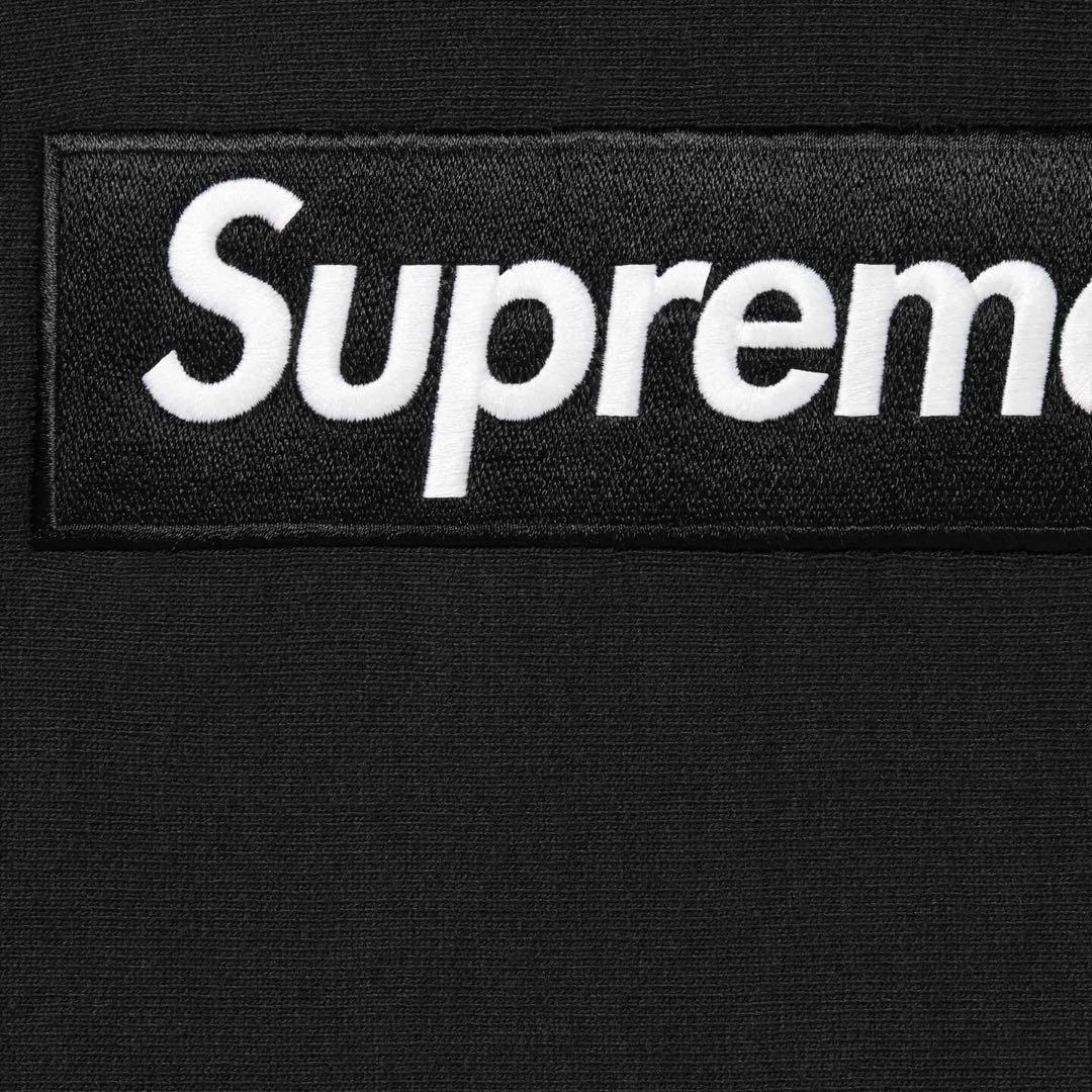 supreme ボックスロゴフーディ Sサイズ ブラック