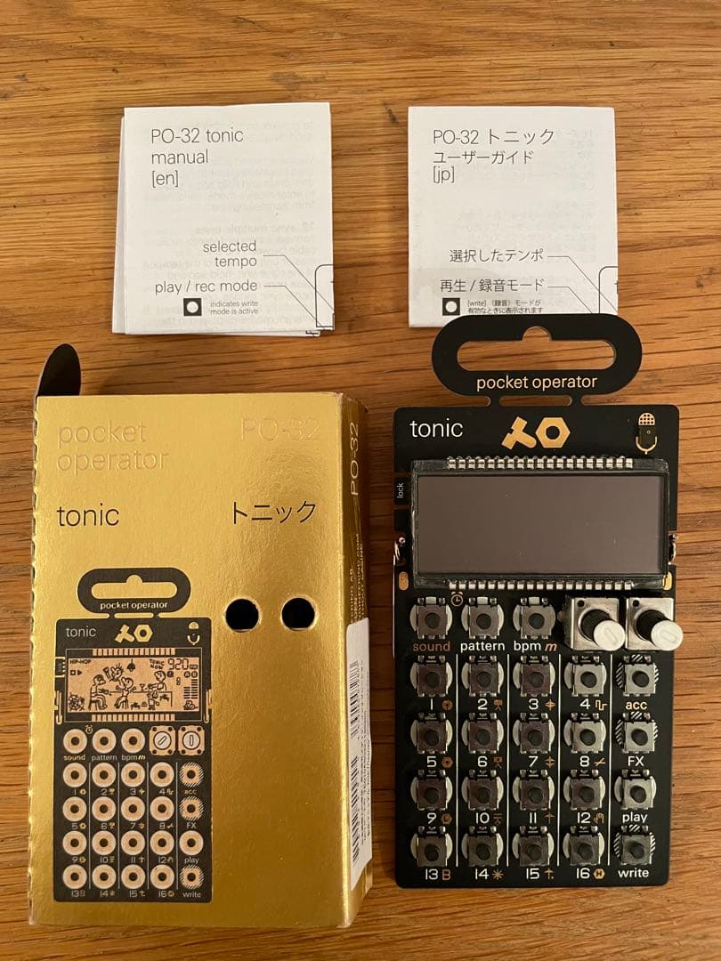 ポケットオペレータ　teenage engineering PO-32 トニック