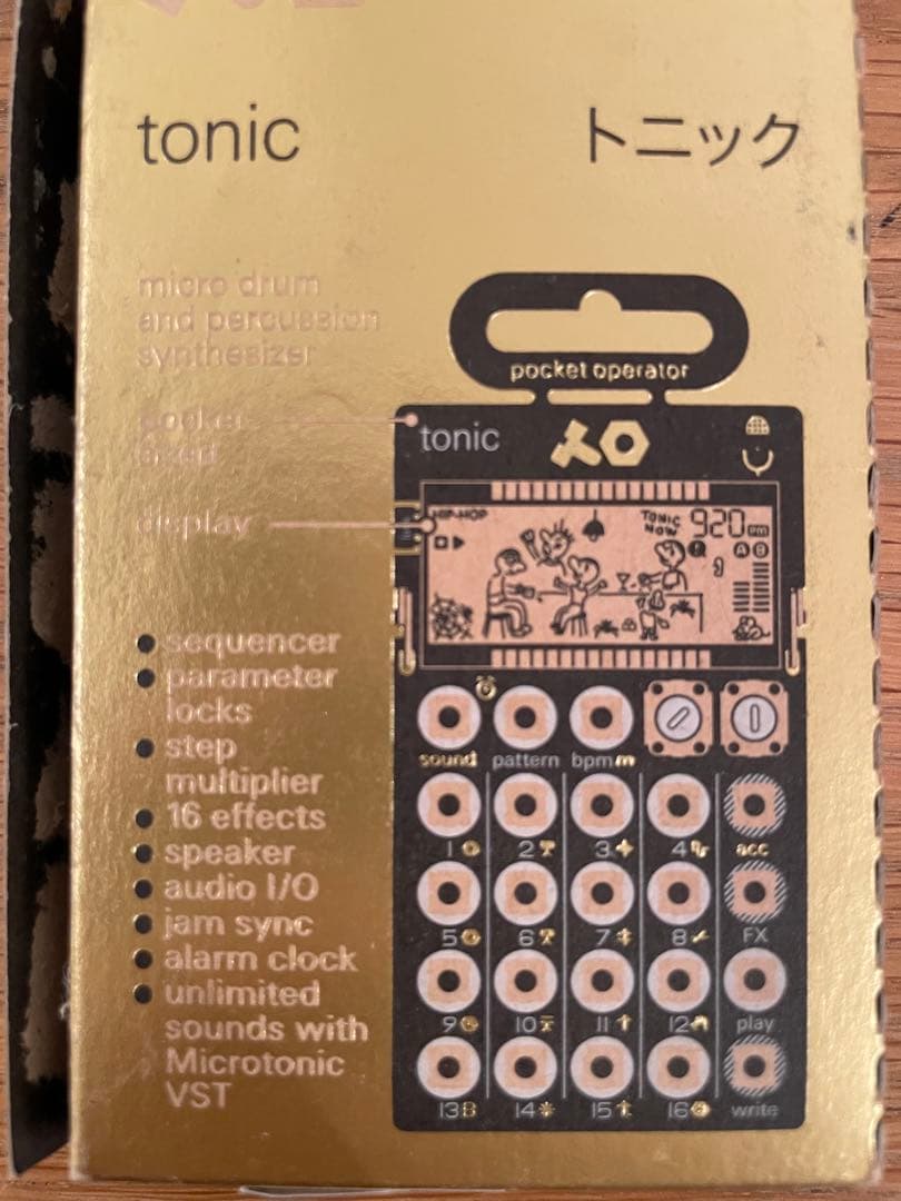 ポケットオペレータ　teenage engineering PO-32 トニック