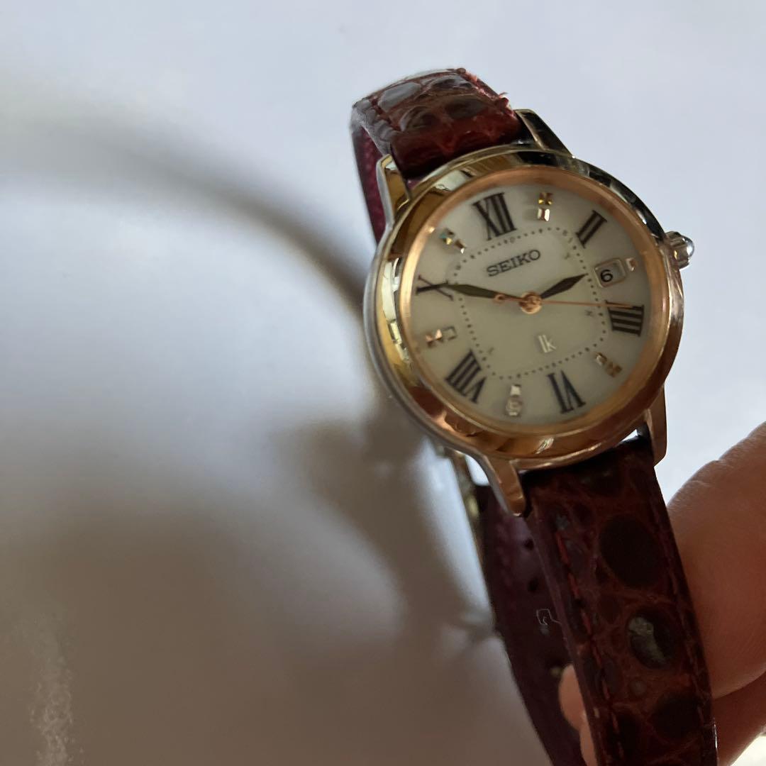 専用　 SEIKO ルキア 腕時計 1B22-0CK 電波ソーラーチタン　ダイヤ