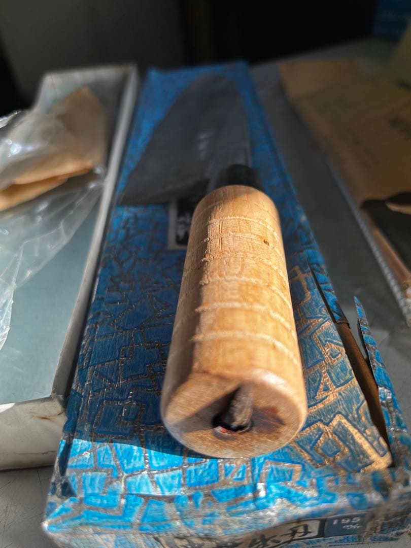 堺孝行 中華包丁 No.4 225mmと中華出刃　195mm 未使用の保管品