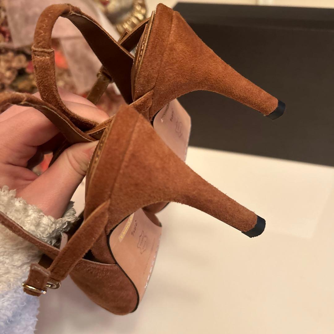 Corcovado パンプス　キャメル