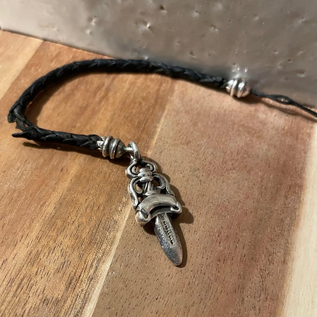 クロムハーツ ダガー　携帯ストラップ　ジャンク　チャーム　ネックレスにも　925