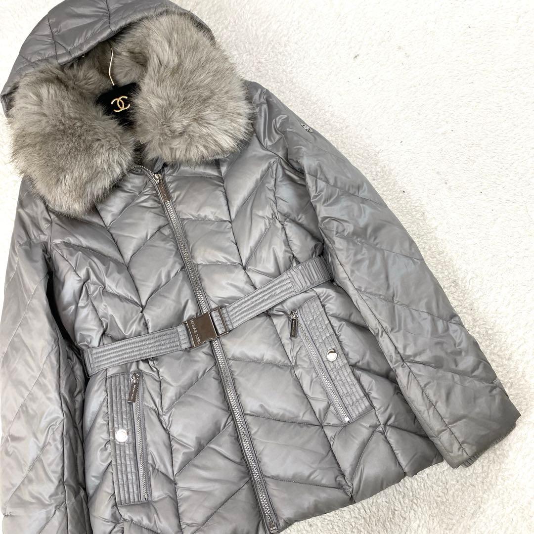 【未使用級・3way】MICHAEL KORS ダウンジャケット　グレー　 S