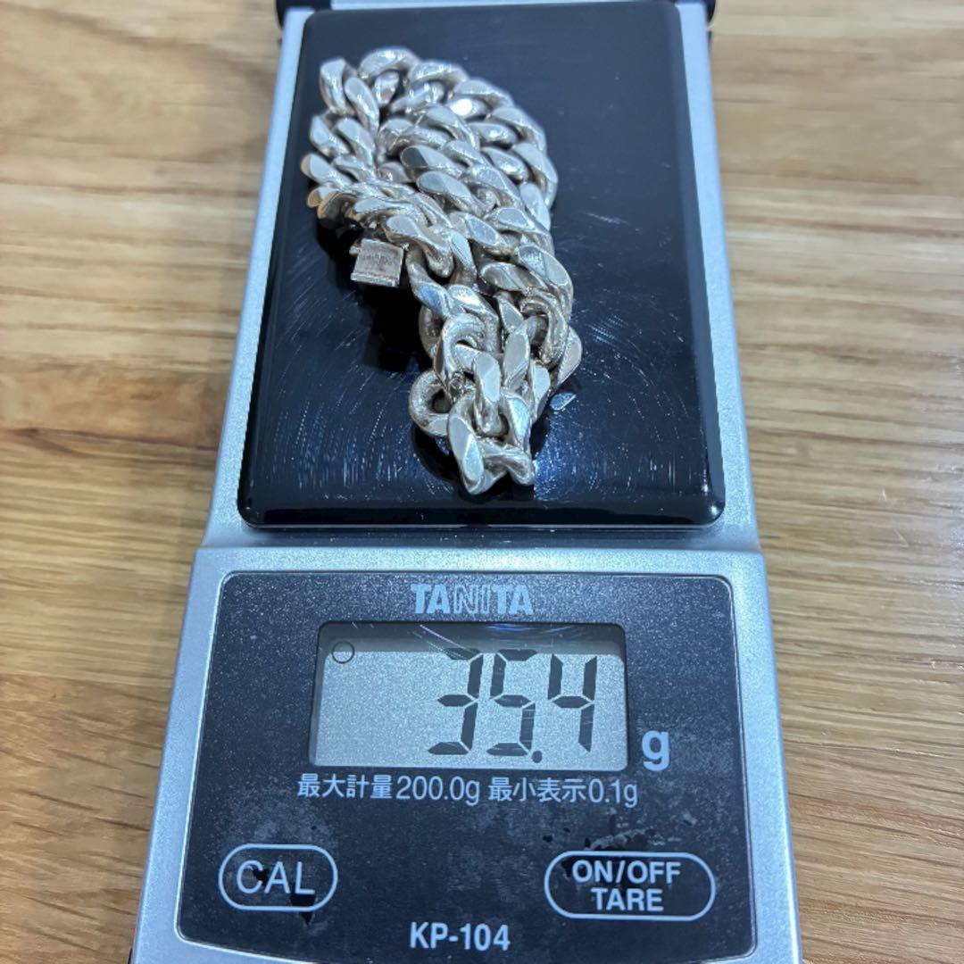 【美品】Silver925 喜平チェーンブレスレット 20㎝