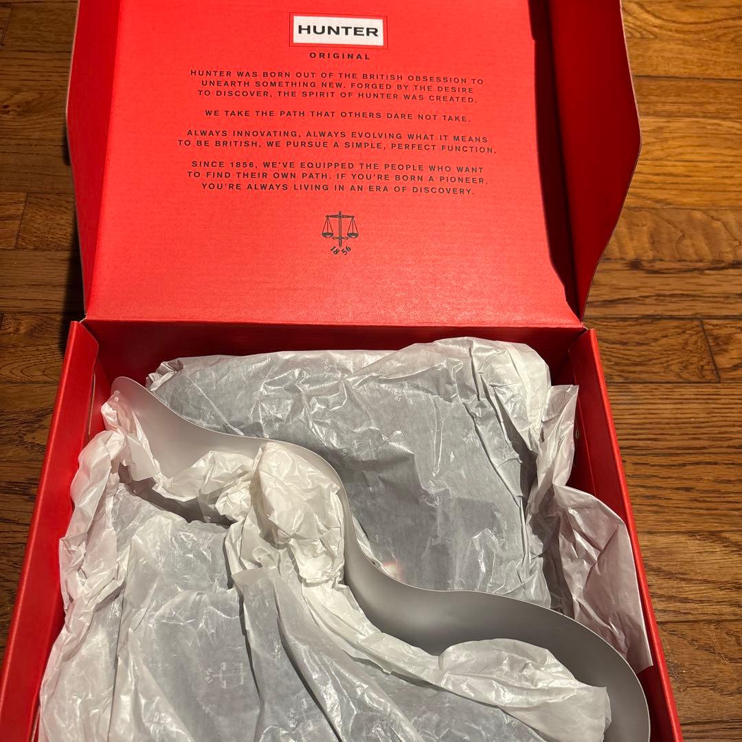 新品未使用HUNTER サイドゴアレインブーツ(ネイビー)