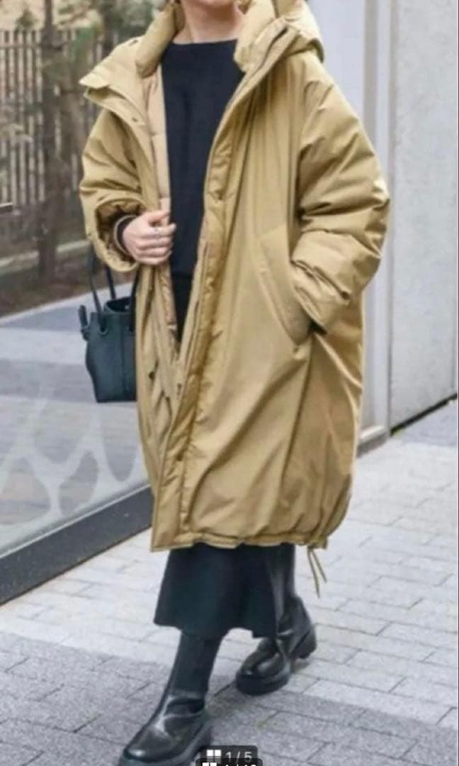 未使用級✨ spick and span 撥水フーデッドダウンコート 38 M