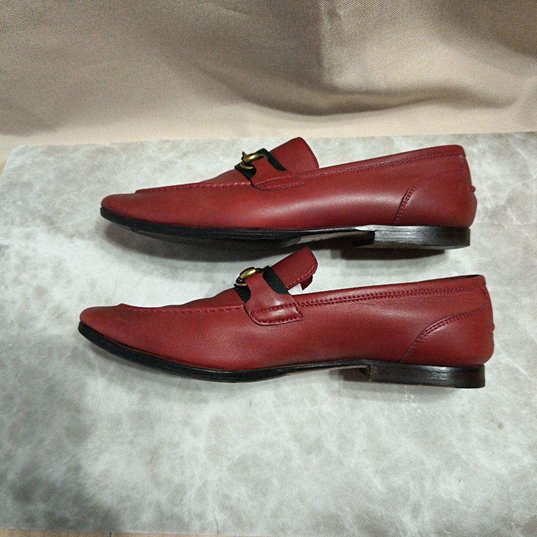 Nap様　GUCCI グッチ ホースビットローファー37 1/2 (24~)