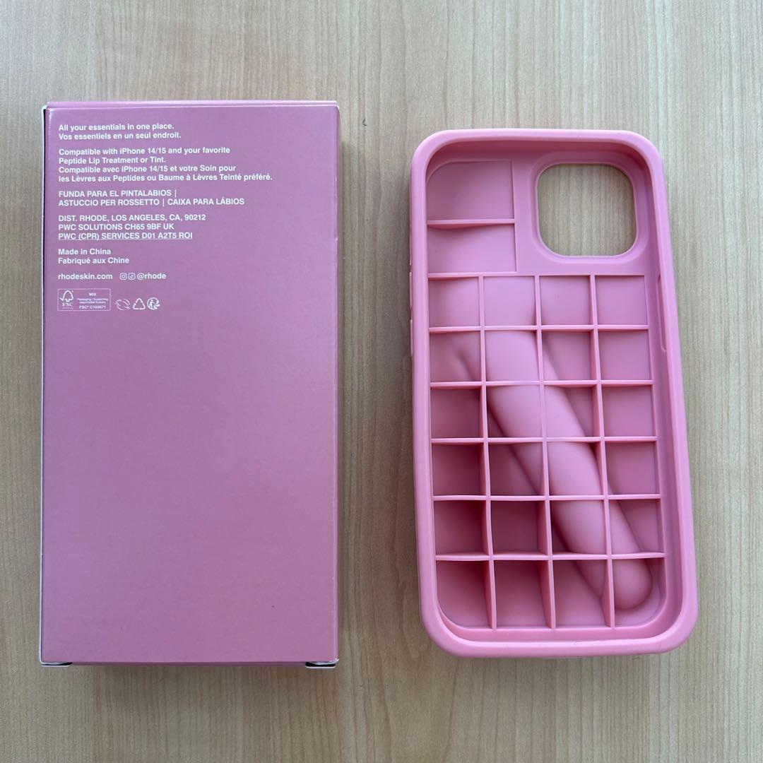 ⭐︎wa⭐︎rhode iPhone 14/15 iPhoneケース＆リップ