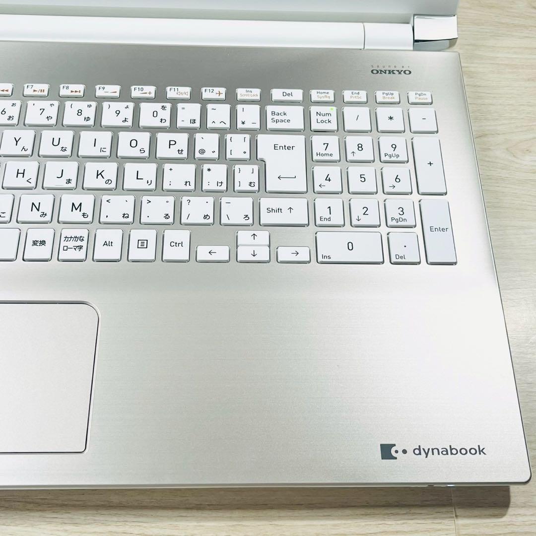 美品✨大容量SSD512GB✨フルHD✨DVD✨カメラ ノートパソコン 東芝