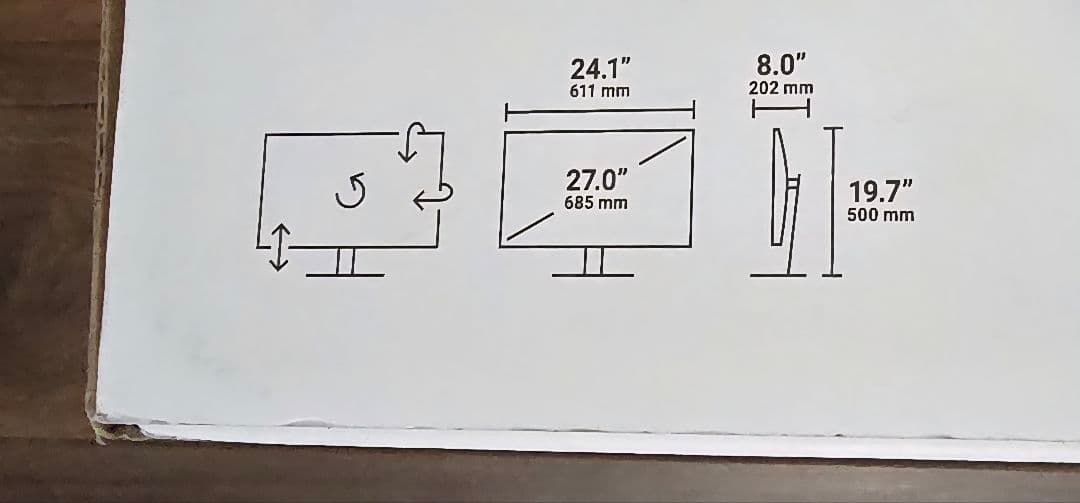 未開封 Dell 27インチ Plus QHDモニター S2725DSM