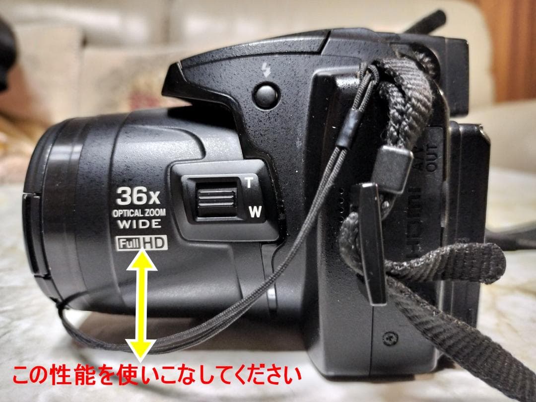 驚異の36倍ズーム！Nikon COOLPIX P500高倍率 バリアングル液晶