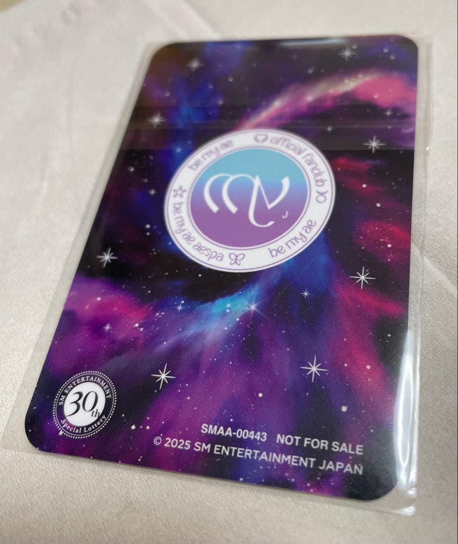 カリナ　aespa 30th Anniversary Special Card