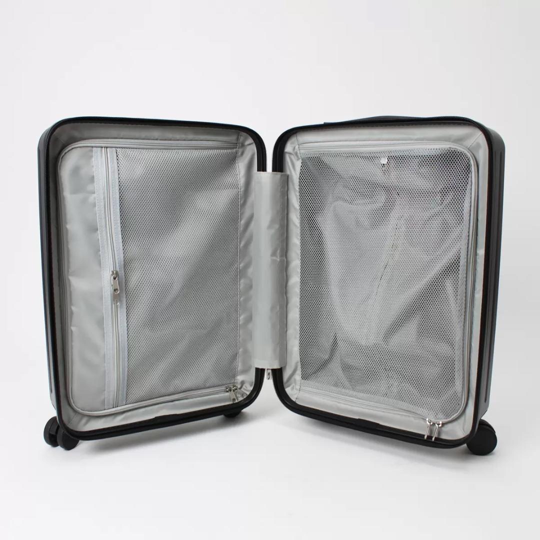 エース イグザクト 機内持込みサイズ スーツケース （拡張機能付き）ブラック