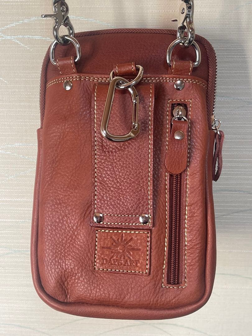 デイズアート レザー ミニショルダーバッグ(ブラウン) LB326