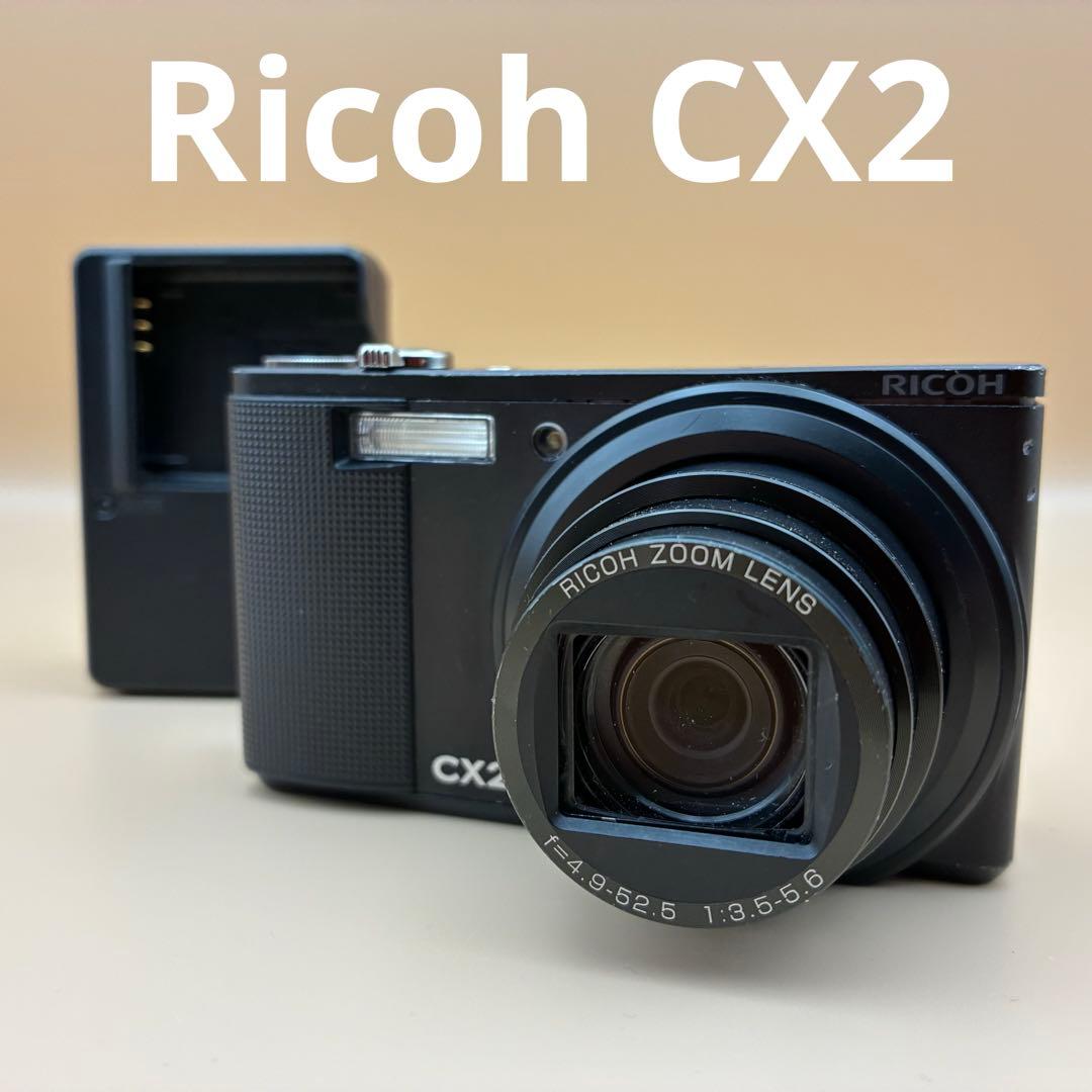 名機★ RICOH CX2 ブラック 高速連写・オールドコンデジ [動作確認済]