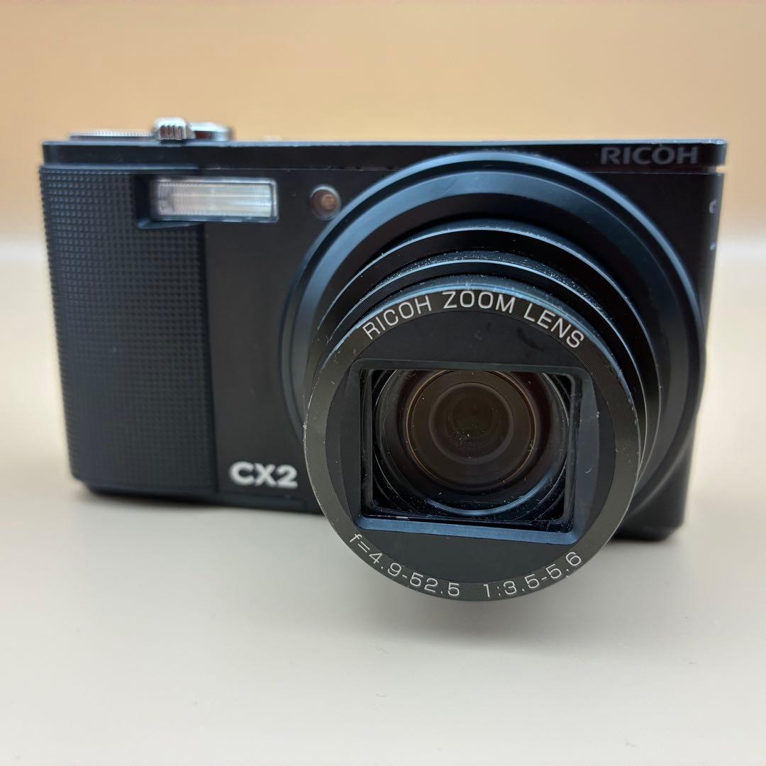 名機★ RICOH CX2 ブラック 高速連写・オールドコンデジ [動作確認済]