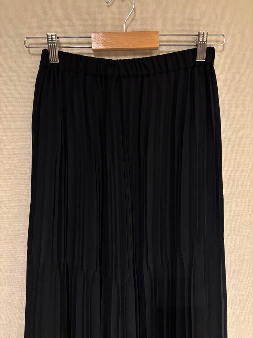 SOEJU　ソージュ　プリーツスカート　ブラック　85丈　F