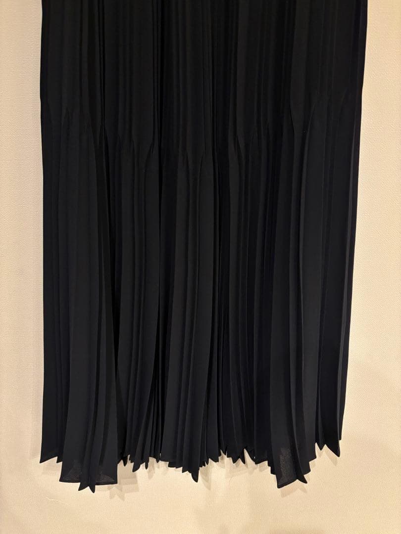 SOEJU　ソージュ　プリーツスカート　ブラック　85丈　F